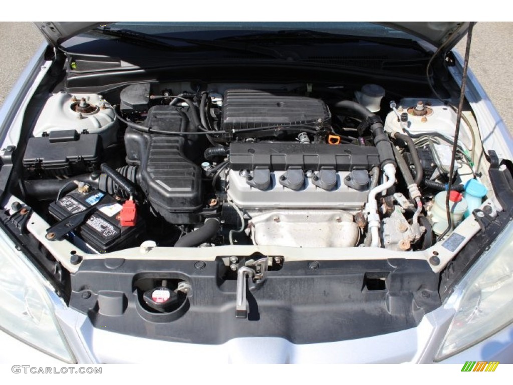 2004 Honda Civic EX Sedan 1.7L SOHC 16V VTEC 4 Cylinder Engine Photo #64431668