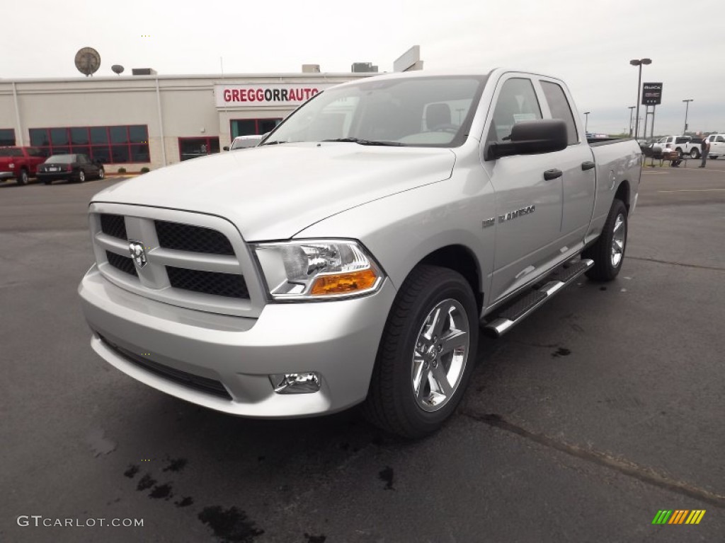 Bright Silver Metallic Dodge Ram 1500