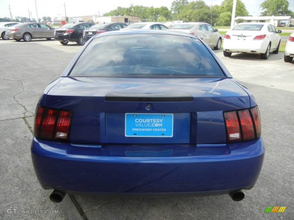 2004 Mustang GT Coupe - Sonic Blue Metallic / Medium Graphite photo #3