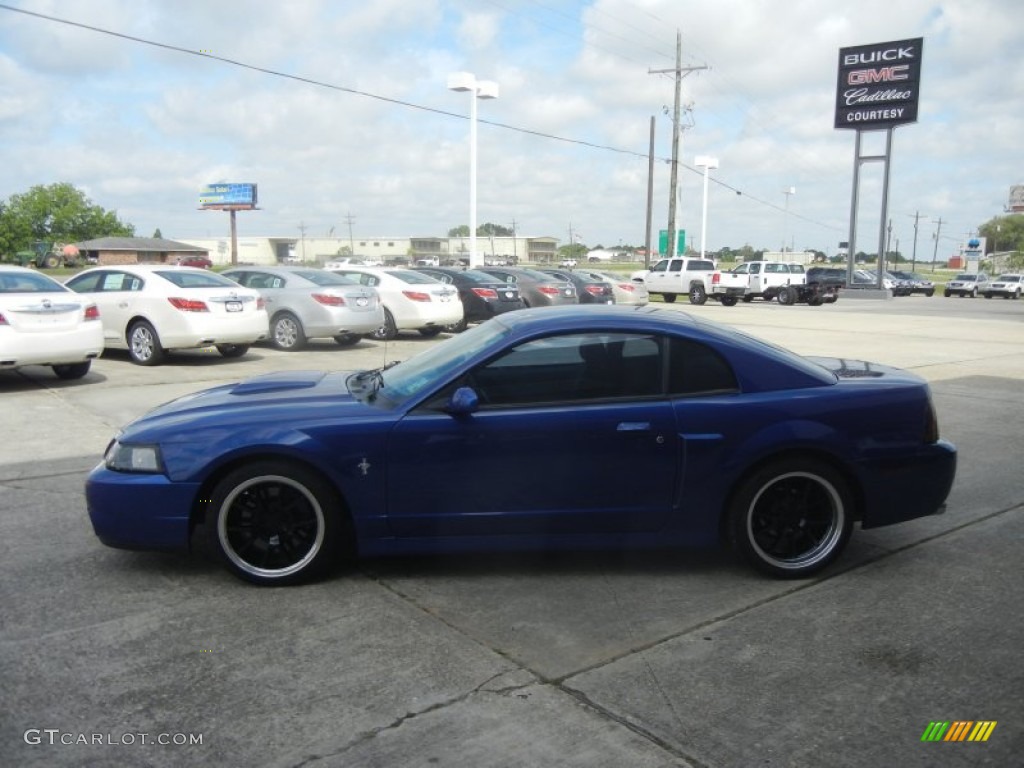2004 Mustang GT Coupe - Sonic Blue Metallic / Medium Graphite photo #5