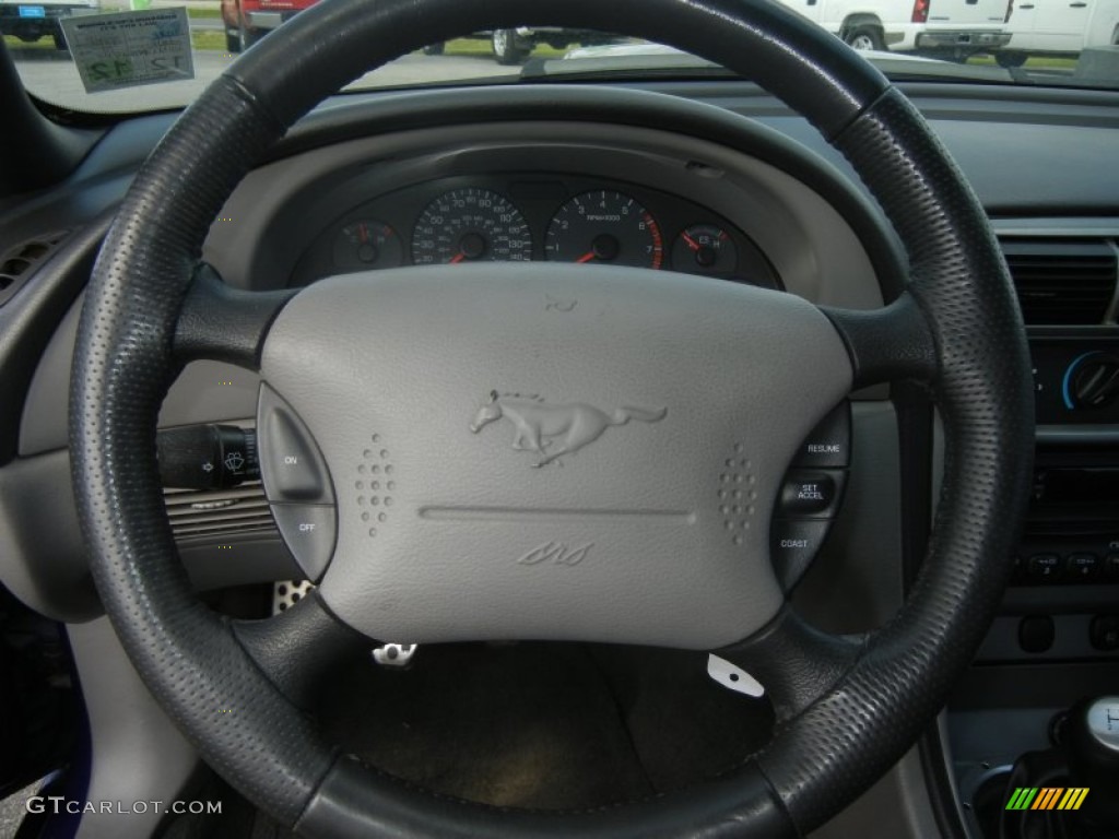 2004 Mustang GT Coupe - Sonic Blue Metallic / Medium Graphite photo #12