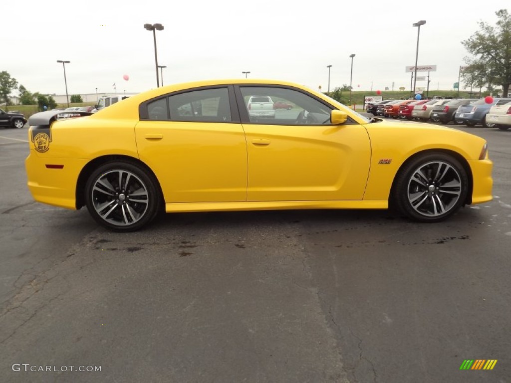 Stinger Yellow 2012 Dodge Charger SRT8 Super Bee Exterior Photo #64432673