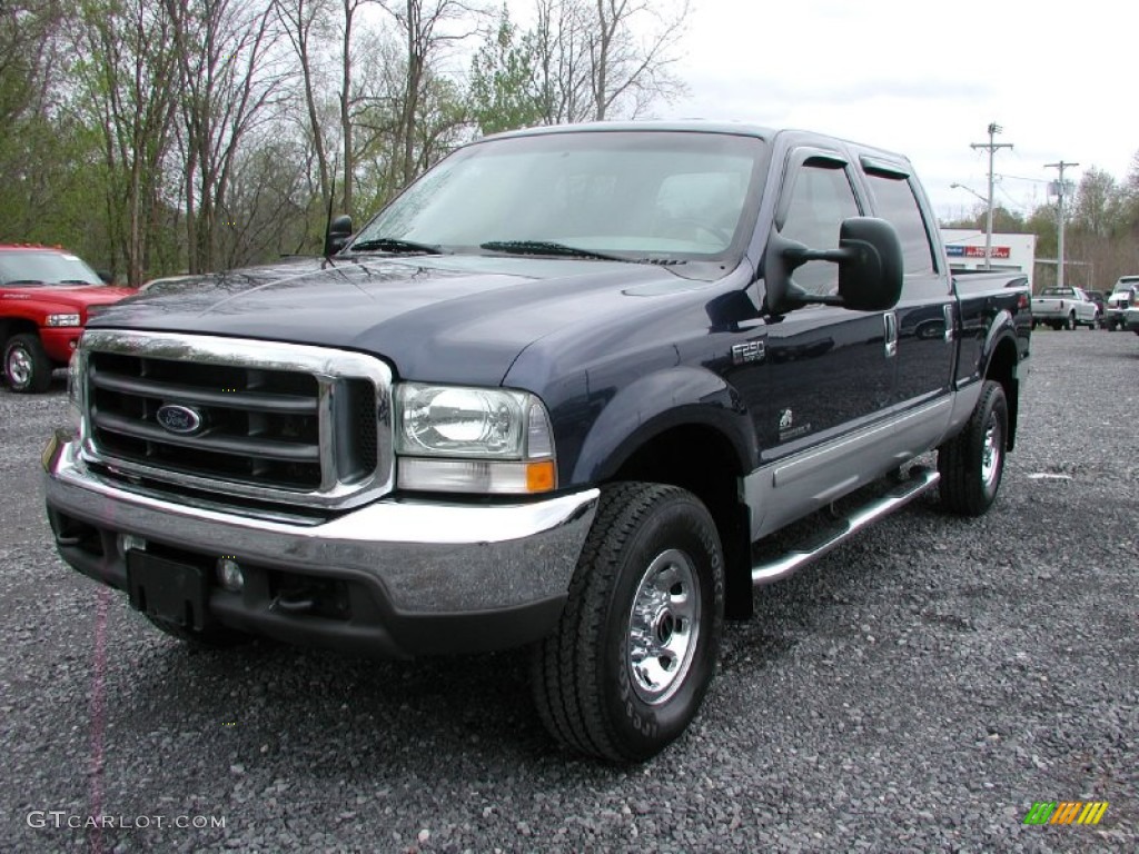 True Blue Metallic Ford F250 Super Duty