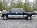 2003 True Blue Metallic Ford F250 Super Duty XLT Crew Cab 4x4  photo #4