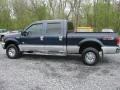 2003 True Blue Metallic Ford F250 Super Duty XLT Crew Cab 4x4  photo #5