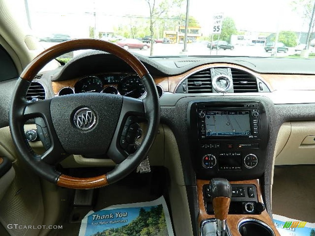 2009 Enclave CXL AWD - Cocoa Metallic / Cocoa/Cashmere photo #12