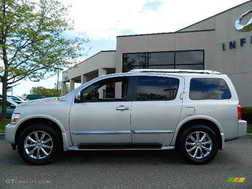 Silver Indulgence 2008 Infiniti QX 56 4WD Exterior Photo #64433570