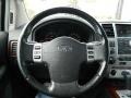 2008 Infiniti QX Charcoal Interior Steering Wheel Photo