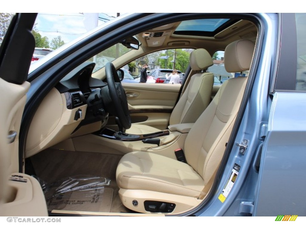 2010 3 Series 328i xDrive Sedan - Blue Water Metallic / Beige photo #11