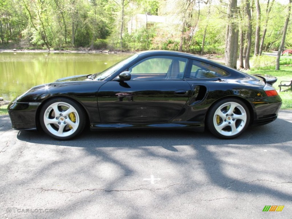 Black 2003 Porsche 911 Turbo Coupe Exterior Photo #64434281