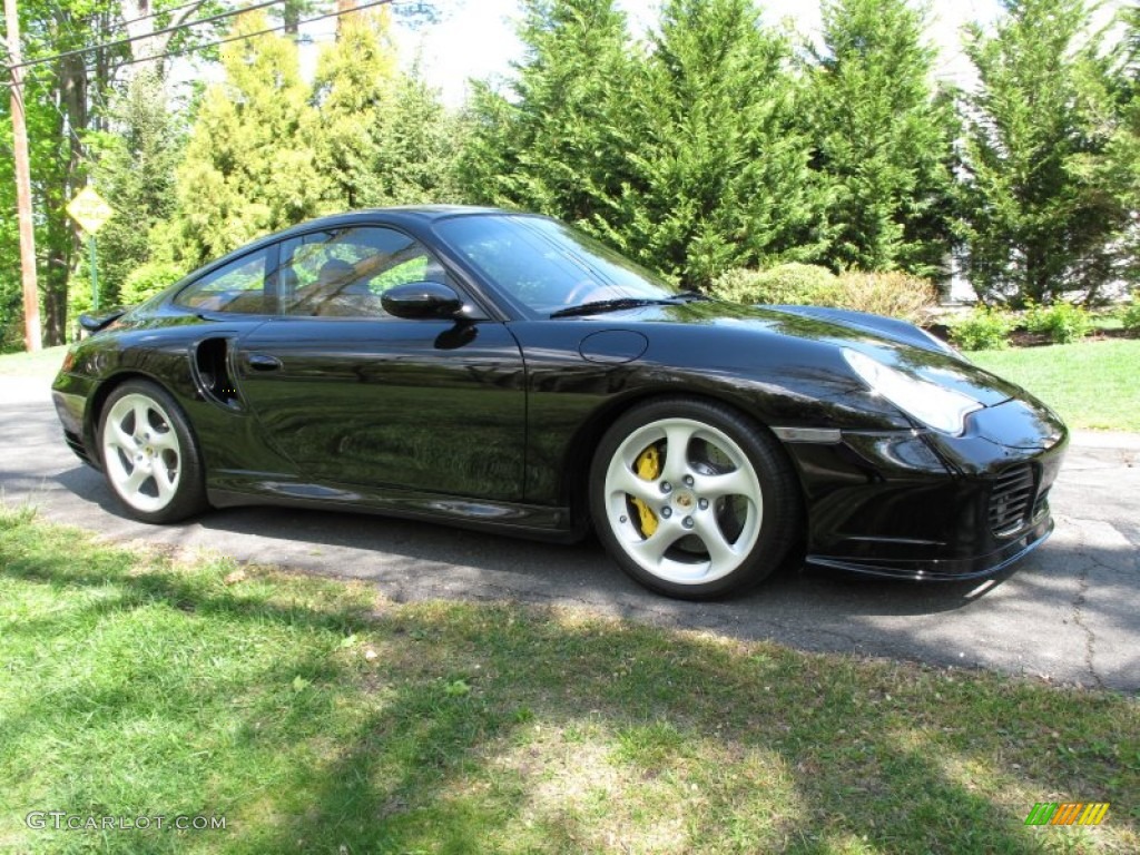 Black 2003 Porsche 911 Turbo Coupe Exterior Photo #64434319