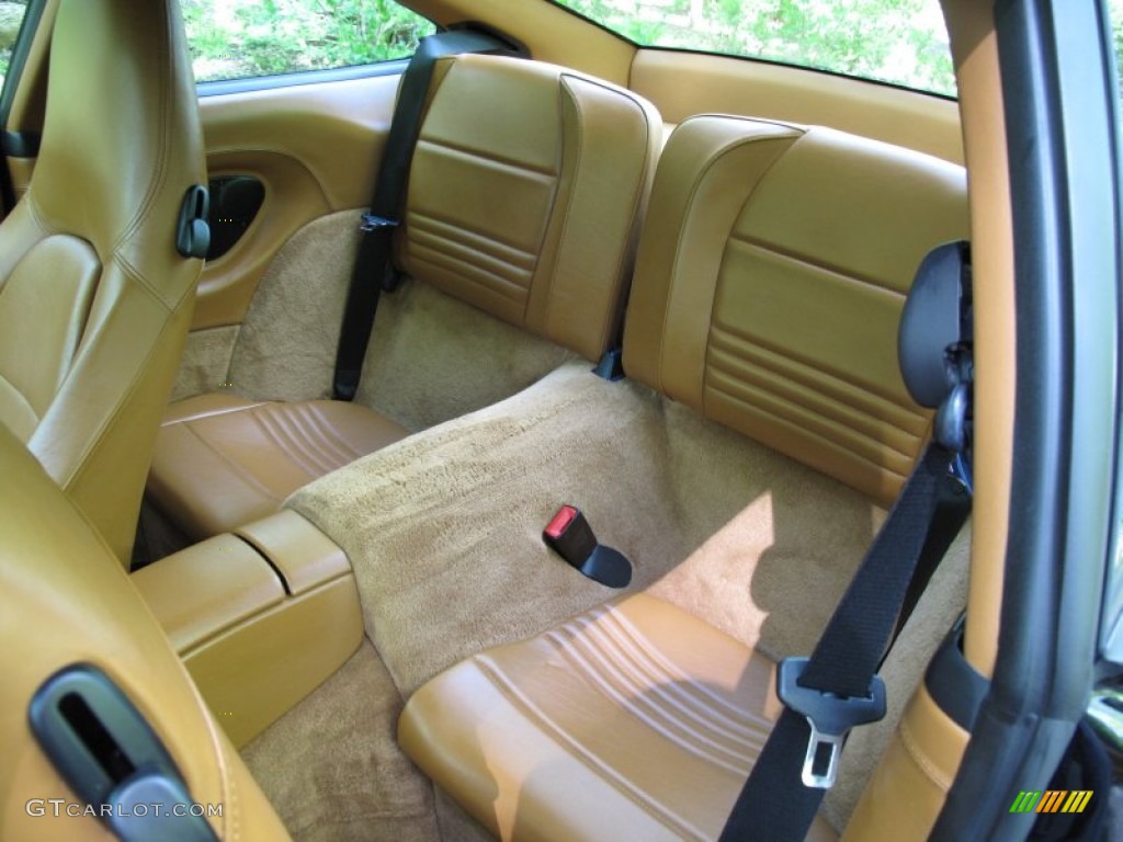 Natural Brown Interior 2003 Porsche 911 Turbo Coupe Photo #64434422