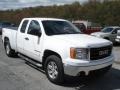 2008 Summit White GMC Sierra 1500 SLE Extended Cab 4x4  photo #2