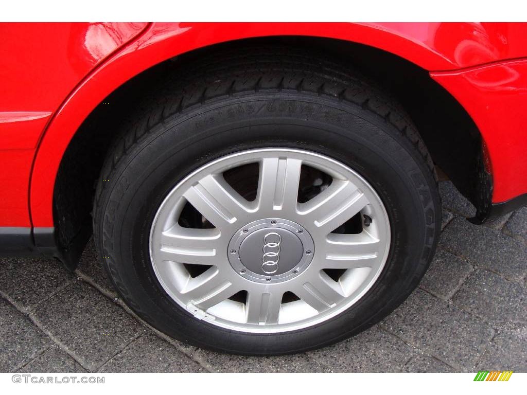 1999 A4 1.8T quattro Sedan - Laser Red / Onyx photo #6