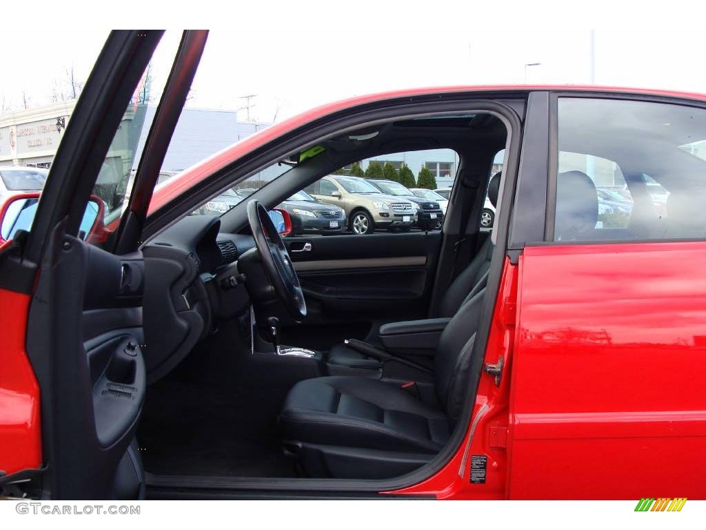 1999 A4 1.8T quattro Sedan - Laser Red / Onyx photo #10