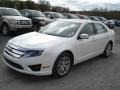 2012 White Suede Ford Fusion SEL  photo #4