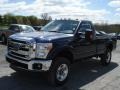 2012 Dark Blue Pearl Metallic Ford F350 Super Duty XLT Regular Cab 4x4  photo #4