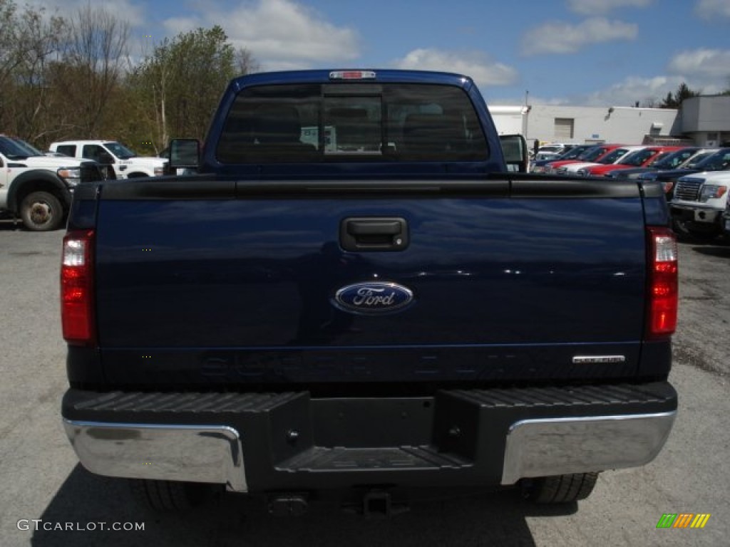 2012 F350 Super Duty XLT Regular Cab 4x4 - Dark Blue Pearl Metallic / Steel photo #7