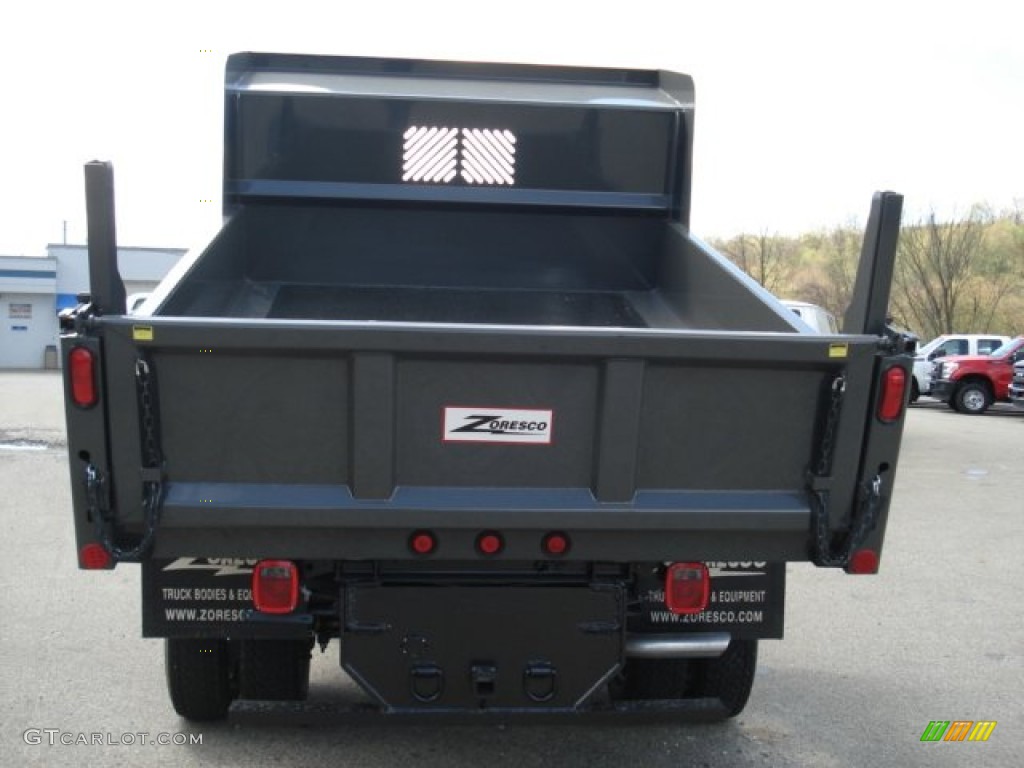 2012 F350 Super Duty XL Regular Cab 4x4 Dump Truck - Oxford White / Steel photo #7