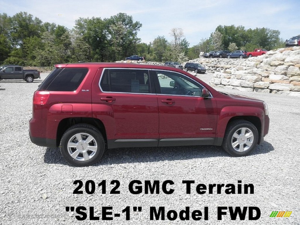 2012 Terrain SLE - Merlot Jewel Metallic / Jet Black photo #1