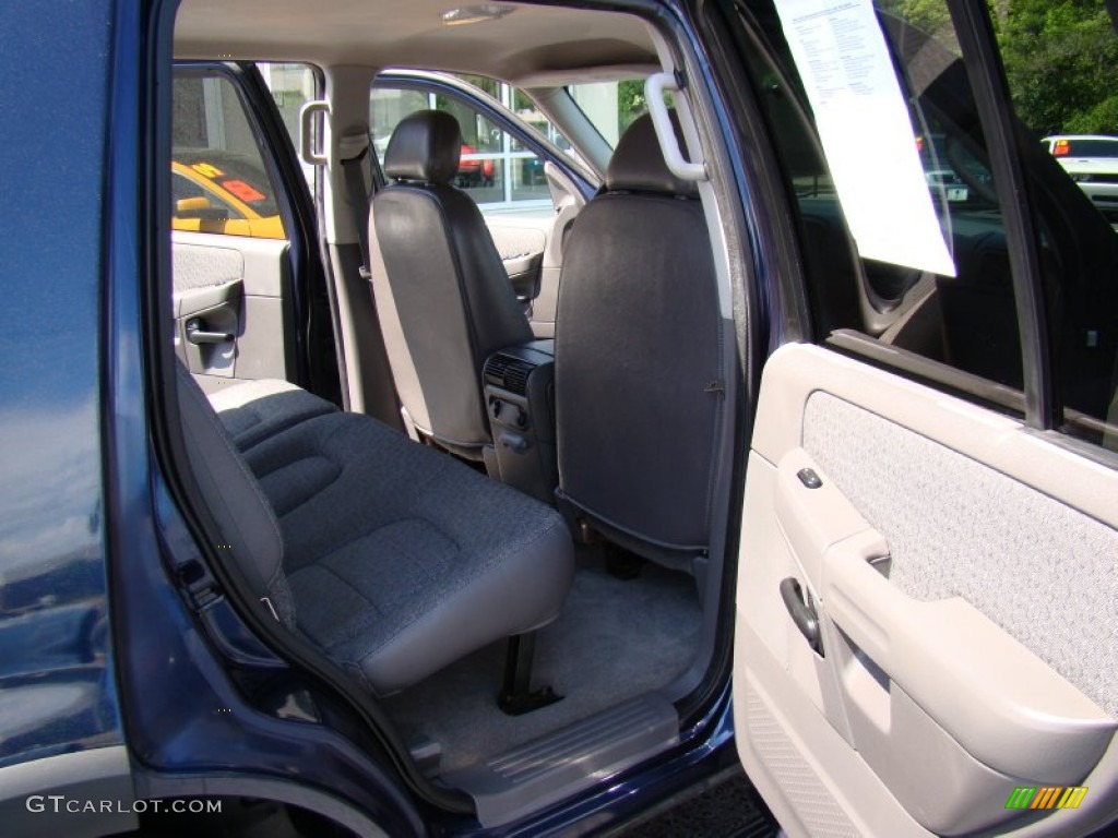 2003 Explorer XLS 4x4 - True Blue Metallic / Graphite Grey photo #14