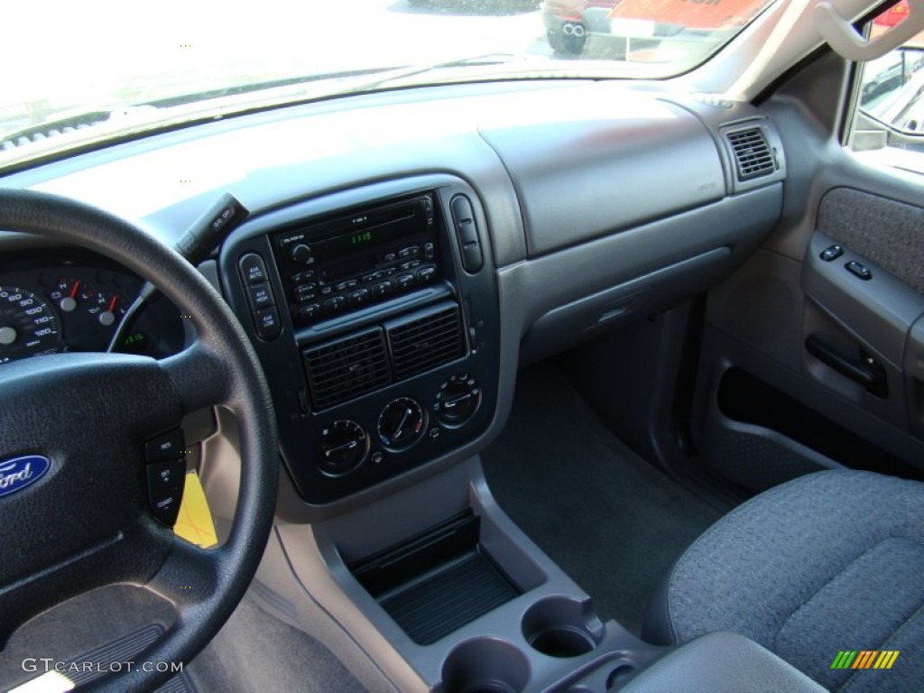 2003 Explorer XLS 4x4 - True Blue Metallic / Graphite Grey photo #16