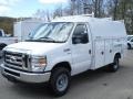 Oxford White - E Series Cutaway E350 Commercial Utility Truck Photo No. 4