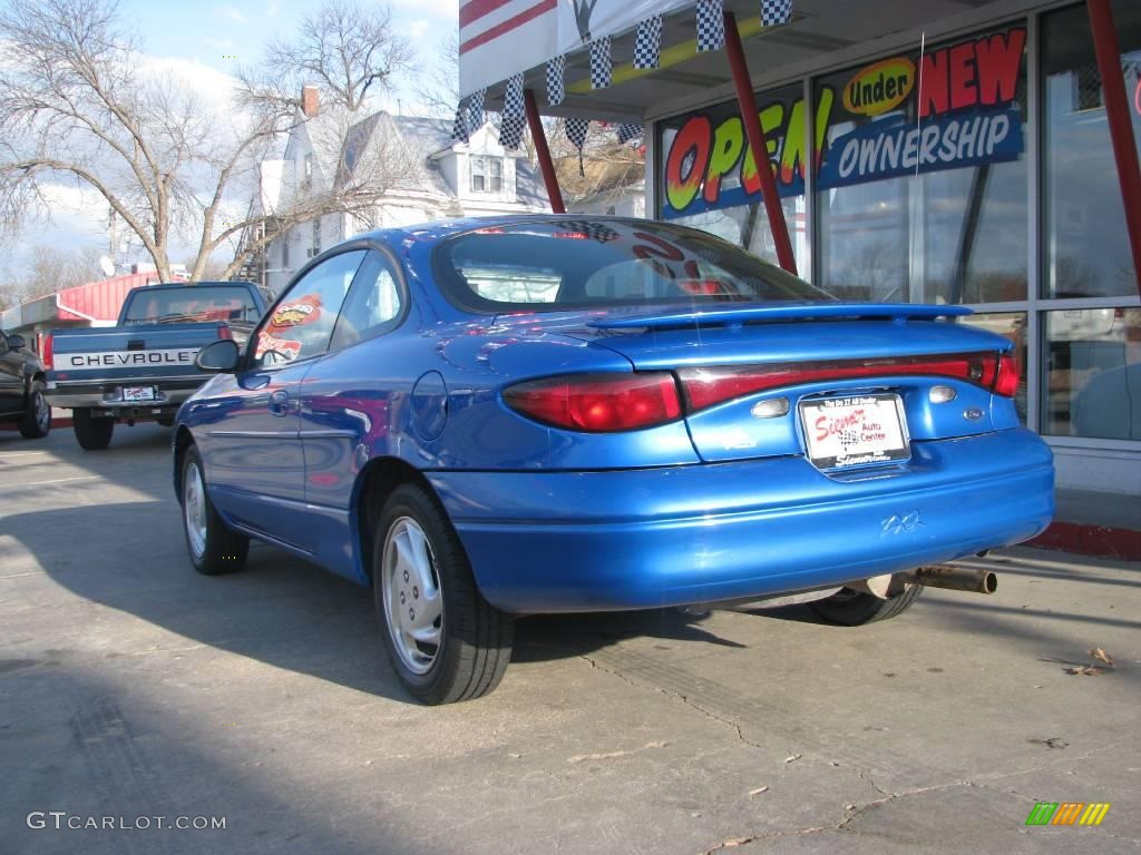 2001 Escort ZX2 Coupe - Bright Atlantic Blue Metallic / Dark Charcoal photo #4