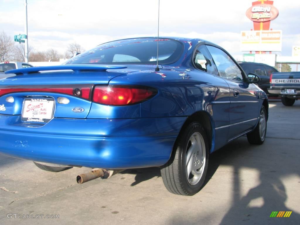 2001 Escort ZX2 Coupe - Bright Atlantic Blue Metallic / Dark Charcoal photo #5