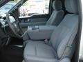 Steel Gray Interior Photo for 2012 Ford F150 #64436815