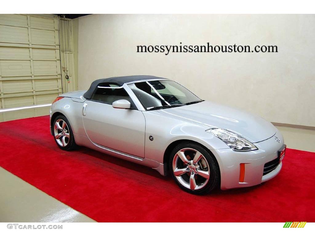 2008 350Z Enthusiast Roadster - Silver Alloy / Carbon photo #1