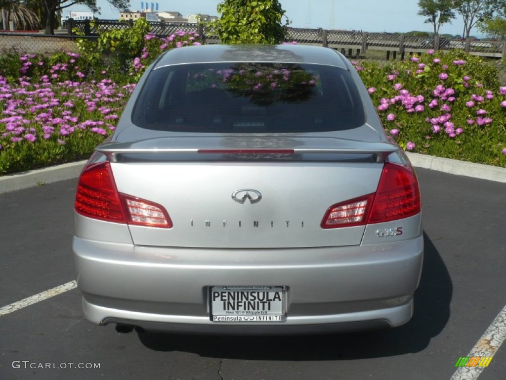 2003 G 35 Sedan - Brilliant Silver Metallic / Graphite photo #7