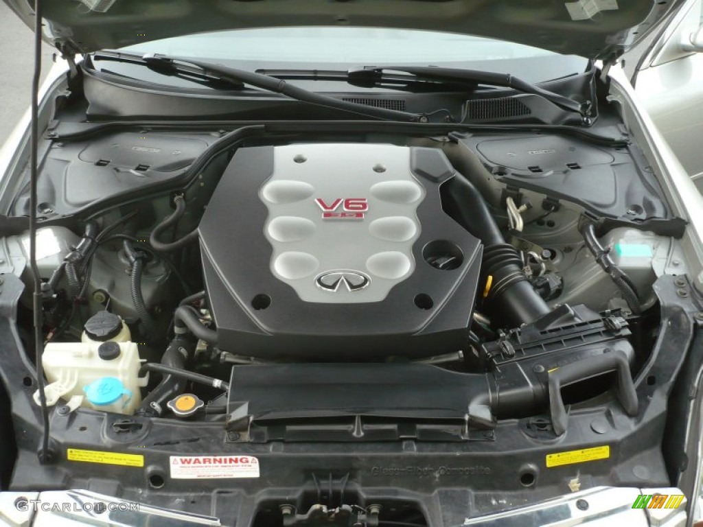 2003 G 35 Sedan - Brilliant Silver Metallic / Graphite photo #21