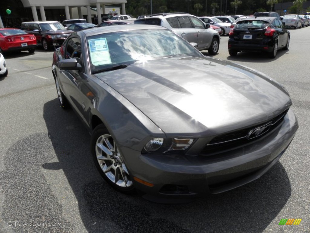 2011 Mustang V6 Premium Coupe - Sterling Gray Metallic / Charcoal Black photo #1