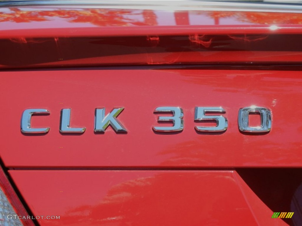 2009 CLK 350 Cabriolet - Mars Red / Black/Ash photo #14