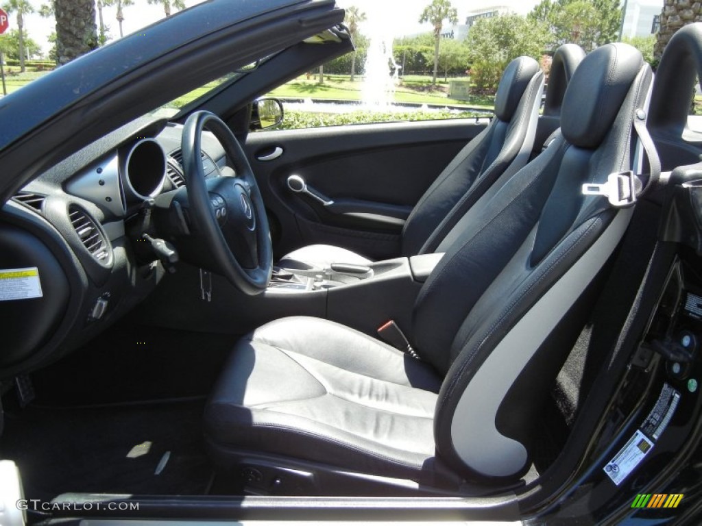 2008 SLK 350 Roadster - Black / Black photo #16