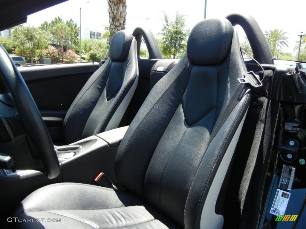 2008 SLK 350 Roadster - Black / Black photo #17