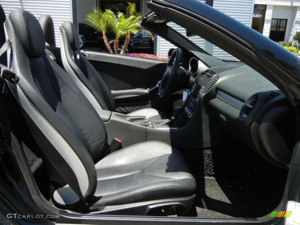 2008 SLK 350 Roadster - Black / Black photo #18