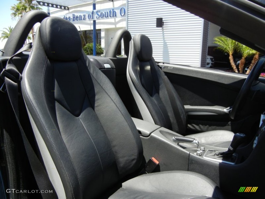 2008 SLK 350 Roadster - Black / Black photo #19