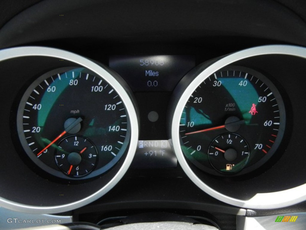 2008 SLK 350 Roadster - Black / Black photo #22