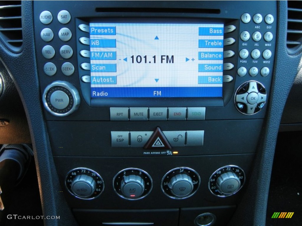 2008 SLK 350 Roadster - Black / Black photo #24