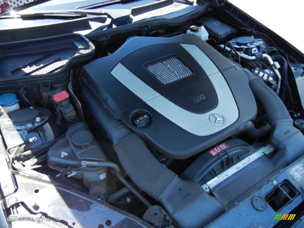 2008 SLK 350 Roadster - Black / Black photo #29