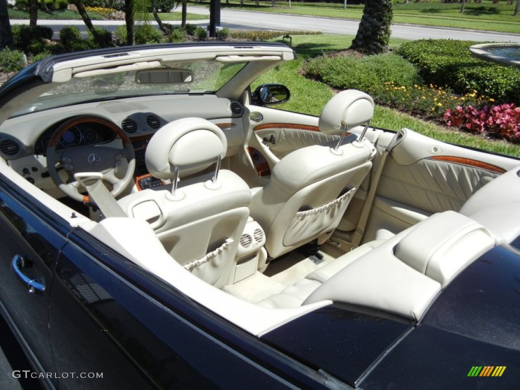 2004 CLK 500 Cabriolet - Mocha Black Metallic / Stone photo #11