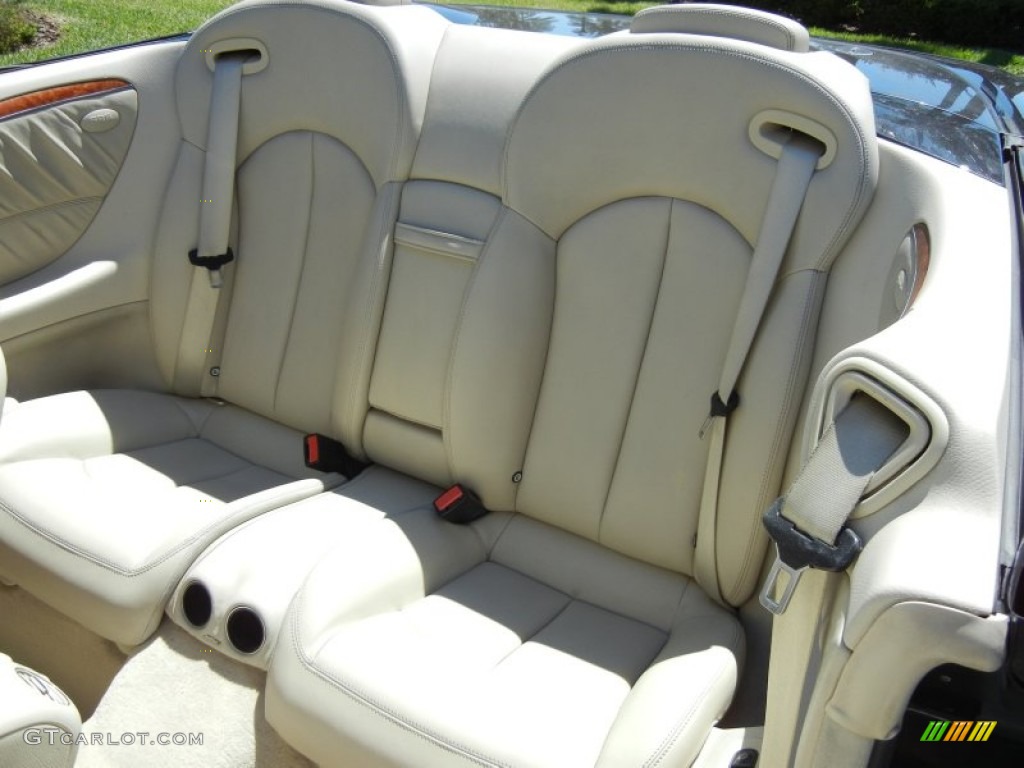 2004 Mercedes-Benz CLK 500 Cabriolet Rear Seat Photo #64440465