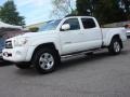 2008 Super White Toyota Tacoma V6 PreRunner TRD Sport Double Cab  photo #2