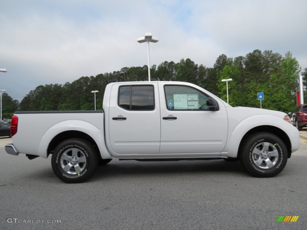 Avalanche White 2012 Nissan Frontier SV Crew Cab Exterior Photo #64441449