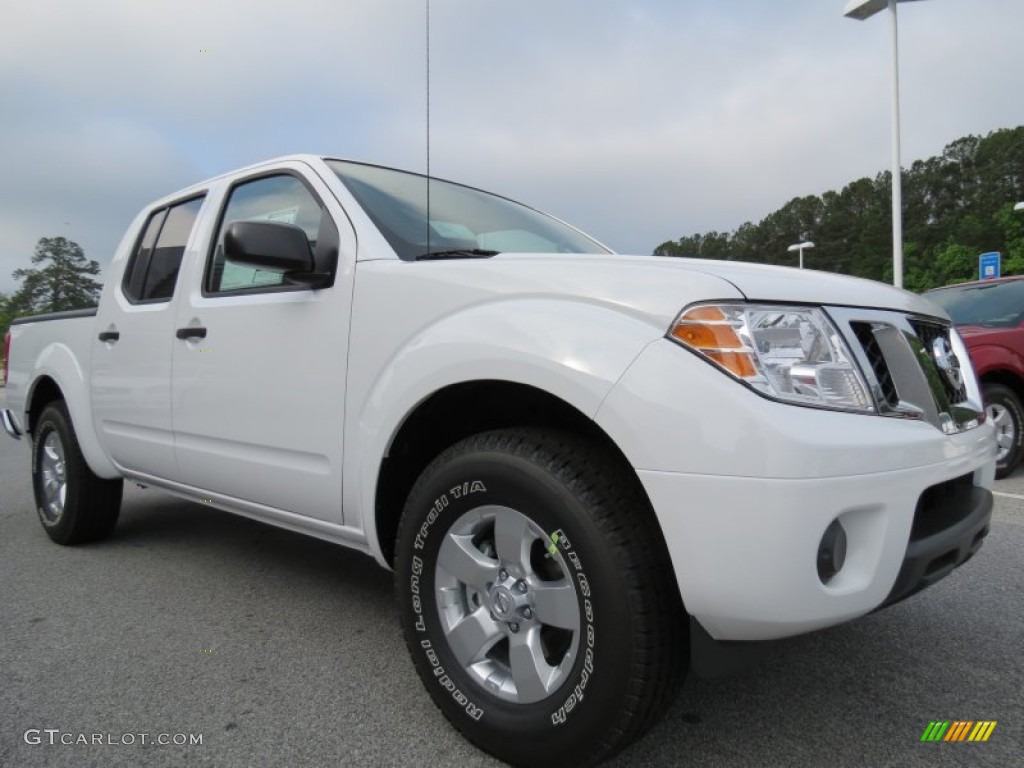 Avalanche White 2012 Nissan Frontier SV Crew Cab Exterior Photo #64441458