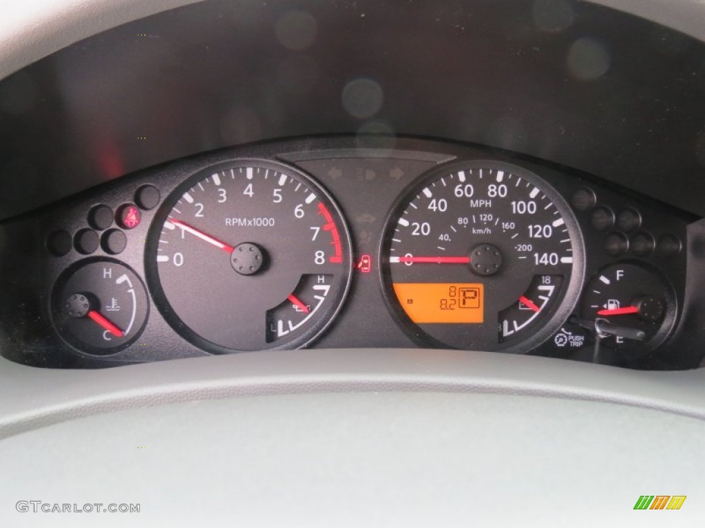 2012 Nissan Frontier SV Crew Cab Gauges Photo #64441530