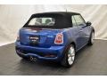 2012 Lightning Blue Metallic Mini Cooper S Convertible  photo #2
