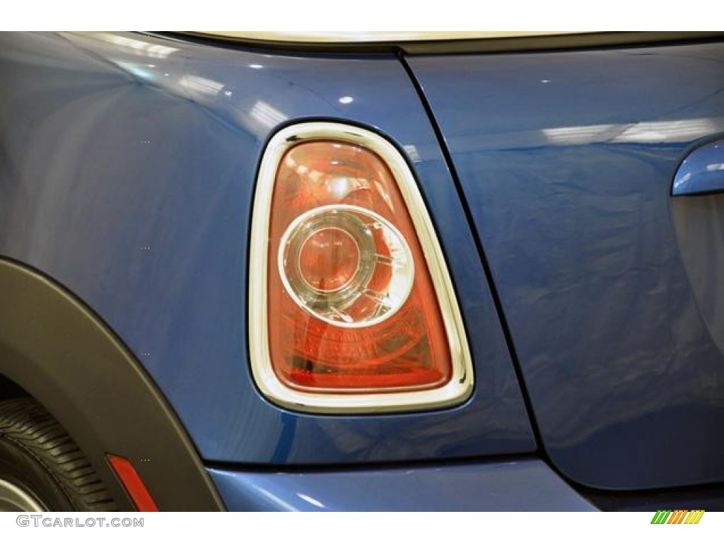 2012 Cooper S Convertible - Lightning Blue Metallic / Carbon Black photo #7